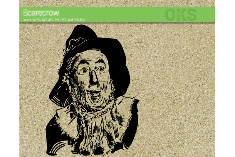 Scarecrow Svg Wizard Of Oz Svg Files Vector Clipart Cricut Downlo By Crafteroks Thehungryjpeg Com