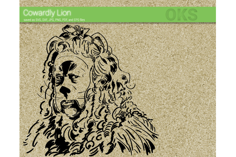 Download Cowardly Lion Svg Wizard Of Oz Svg Files Vector Clipart Cricut Do By Crafteroks Thehungryjpeg Com