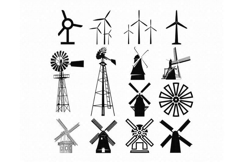 Download windmill svg, svg files, vector, clipart, cricut, download ...