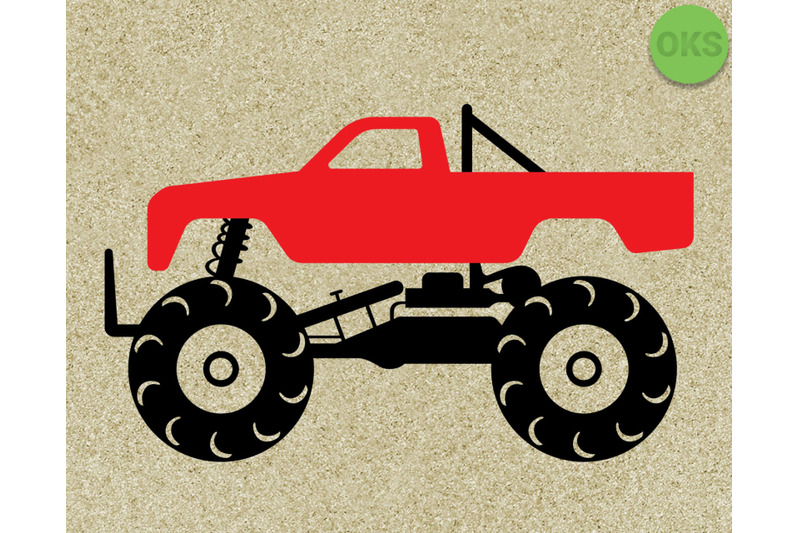 Monster Truck Svg Svg Files Vector Clipart Cricut Download By Crafteroks Thehungryjpeg Com