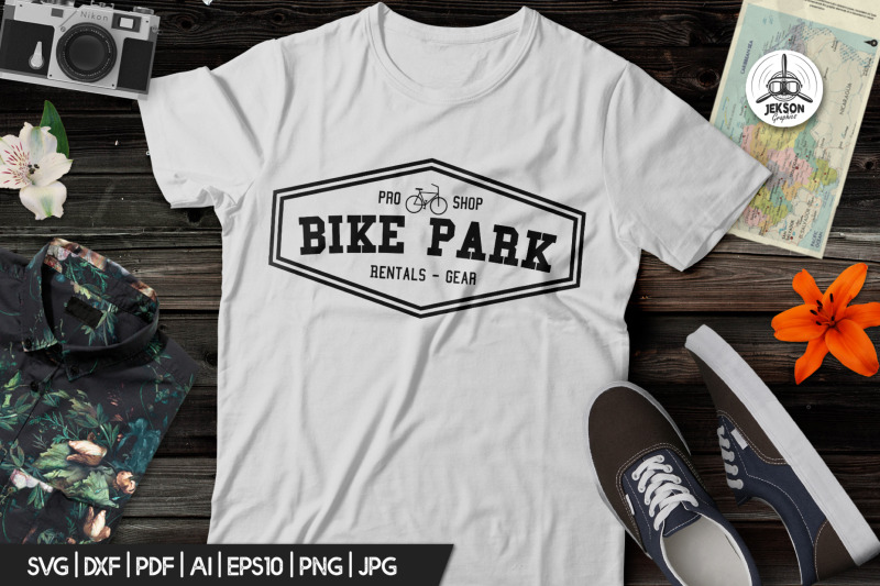 Download Vintage Outdoor Bike Tours Logo Badge Templates Svg File By Jekson Graphics Thehungryjpeg Com PSD Mockup Templates