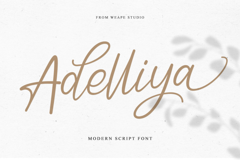 Adelliya Script By Weape Design Thehungryjpeg Com