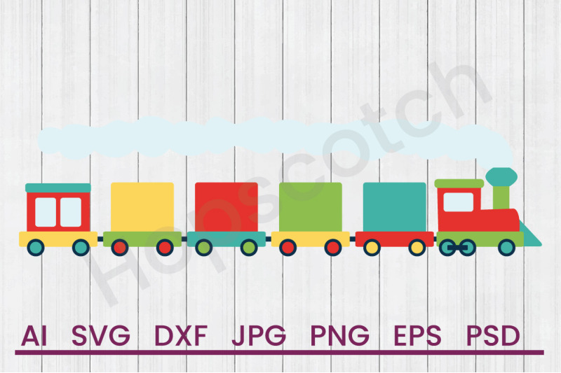 Christmas Toy Train Svg File Dxf File By Hopscotch Designs Thehungryjpeg Com