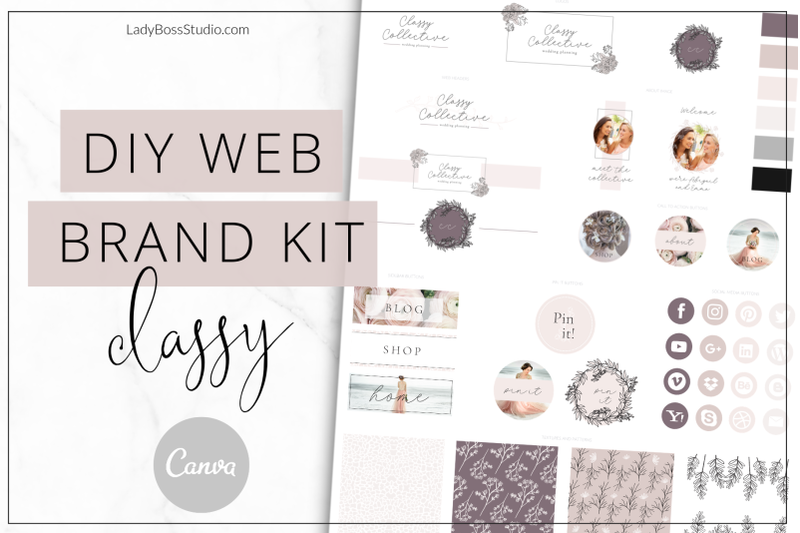 Canva Classy Web Branding Kit By Lady Boss Studio Thehungryjpeg Com