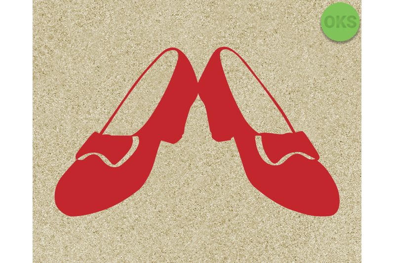 ruby red slippers svg wizard of oz vector dorothy clipart By CrafterOks
