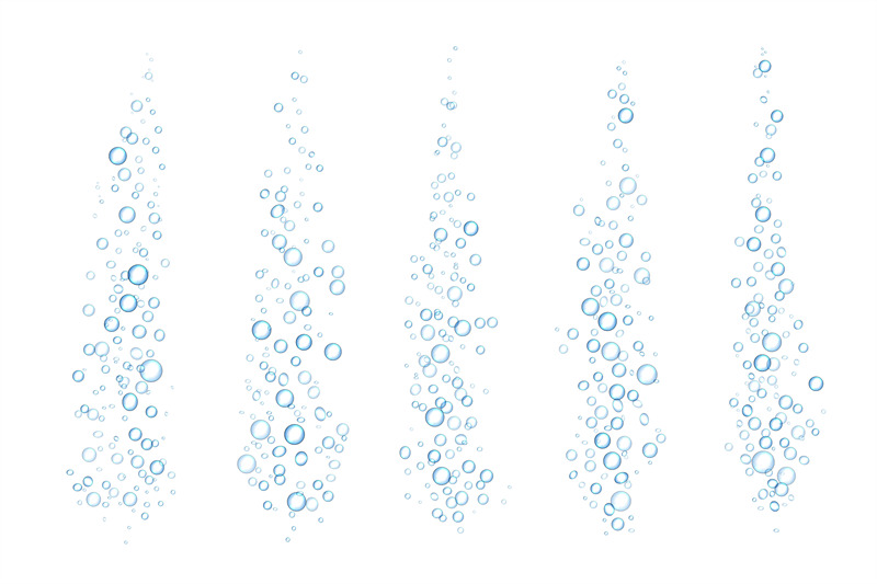 Realistic Water Bubbles (PNG Transparent)