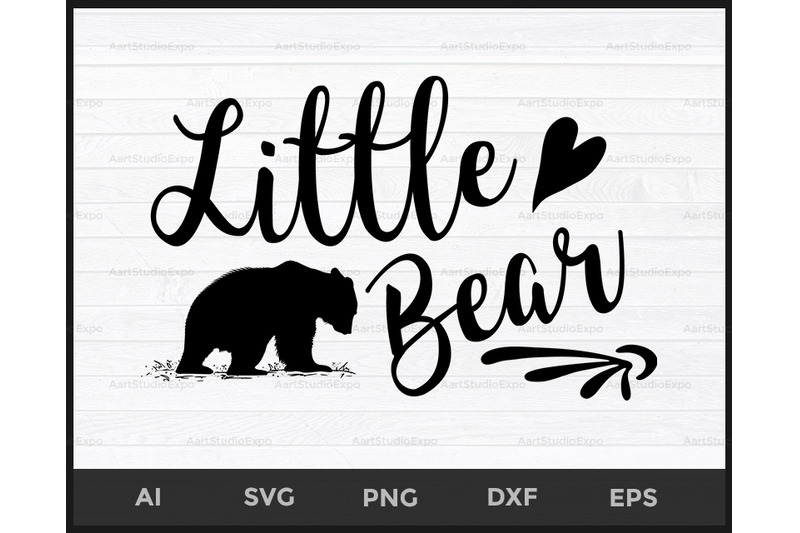 Download Little bear svg files, Little bear svg, Bear svg, Baby svg By Creative Art | TheHungryJPEG.com