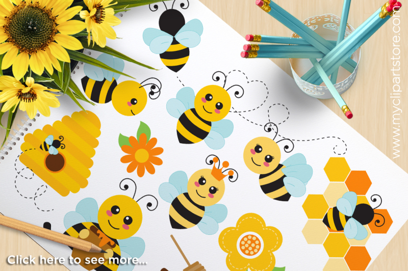 Download Free Buzzy Bees Bumble Bee Honey Bee Vector Clipart Svg Cut Files Crafter File Best Svg Files Free