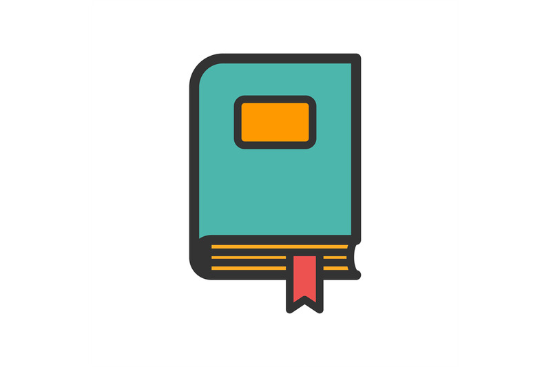 Office folder with-bookmark icon By SmartStartStocker | TheHungryJPEG