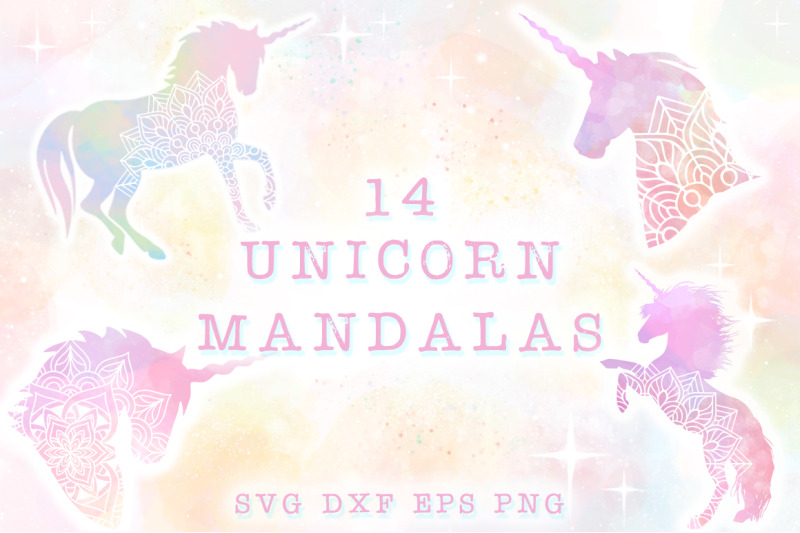 Unicorn Mandala Svg Cut Files Pack By Anastasia Feya Fonts Svg Cut Files Thehungryjpeg Com