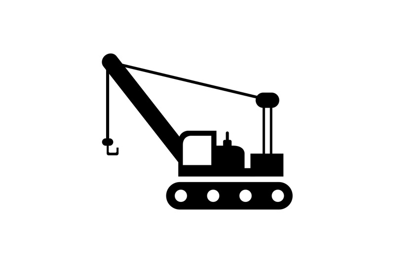 Crane icon By Marco Livolsi | TheHungryJPEG