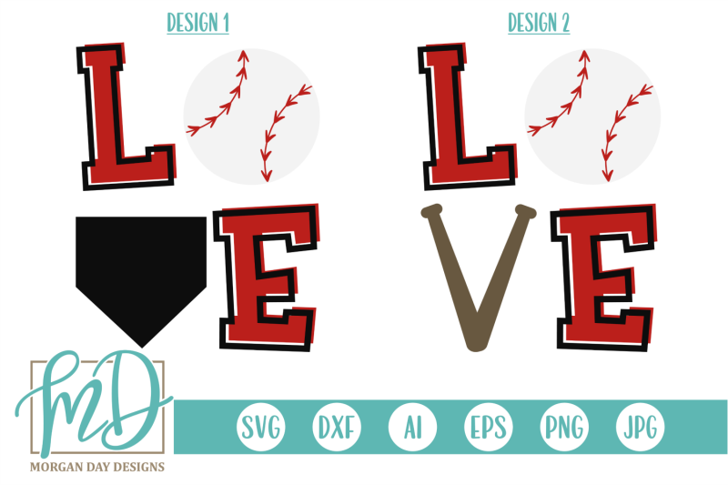 Baseball Love Svg By Morgan Day Designs Thehungryjpeg Com