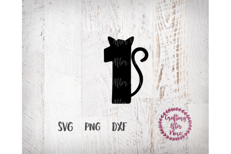 Download Cat Birthday Svg Cat Svg One Svg First Birthday By Crafting After Nine Thehungryjpeg Com PSD Mockup Templates