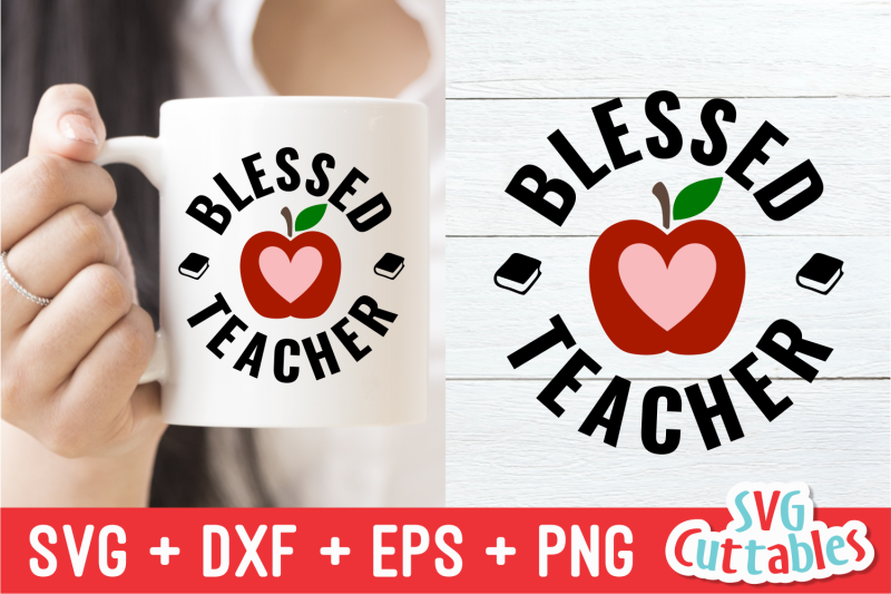 Download Blessed Teacher | SVG Cut File By Svg Cuttables ...