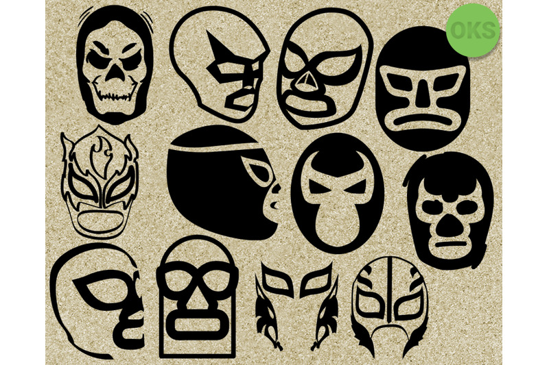 Luchador Mask Svg Vector Clipart By Crafteroks Thehungryjpeg Com