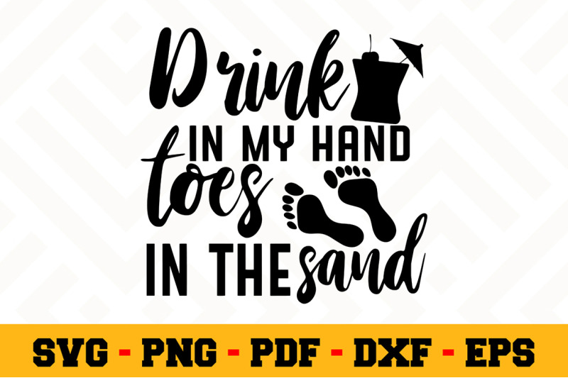 Toes in the Sand PNG Clipart Digital Download Drink in my Hand
