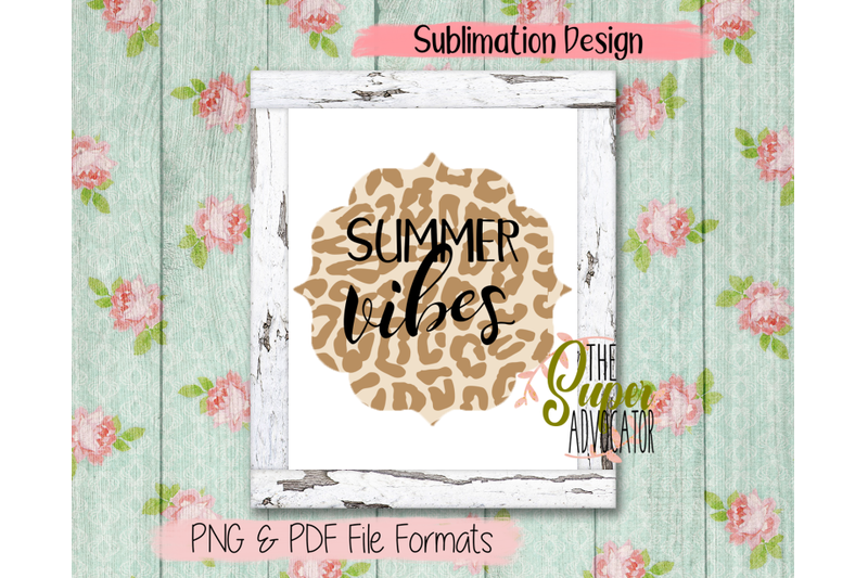 Summer Vibes Sublimation Design By Thesuperadvocator Thehungryjpeg Com