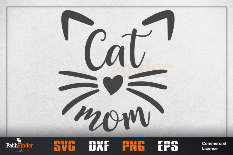 Download Free Best Cat Mom Ever Svg PSD Mockup Template