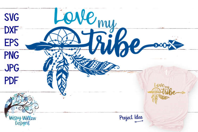 Download Love My Tribe | Boho Dreamcatcher SVG Cut File By Wispy ...