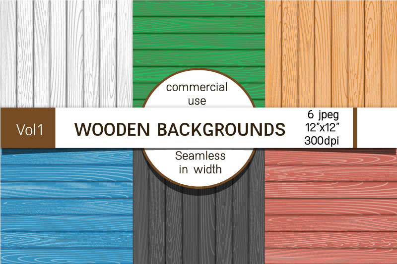 Backgrounds with wooden boards, textures of different colors By ...