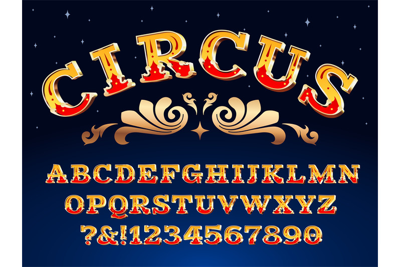 Vintage Circus Font Victorian Carnival Headline Signage Typeface Ste By Tartila Thehungryjpeg Com