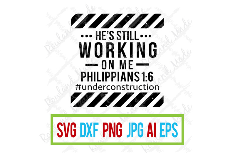 Under Construction Svg Bible Svg By Rowland Made Thehungryjpeg Com