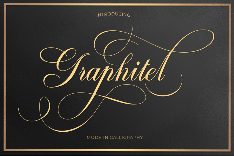 Graphitel Script Ornament By Typehill Thehungryjpeg Com