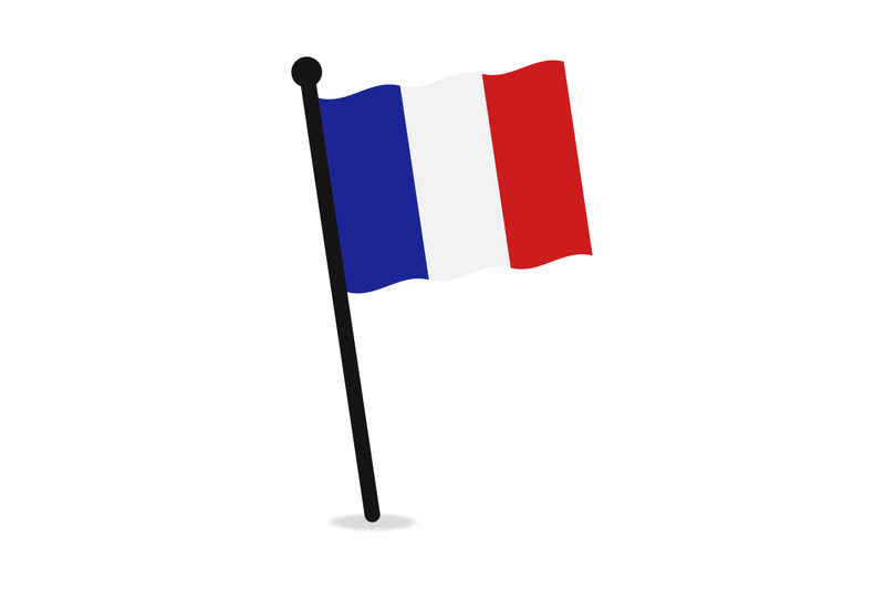 France flag By Marco Livolsi | TheHungryJPEG