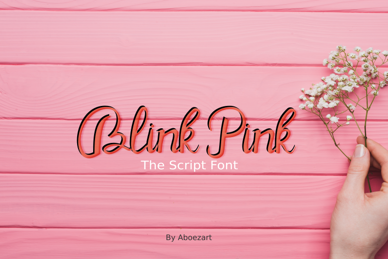 Blink Pink By Aboe Zart Studio Thehungryjpeg Com