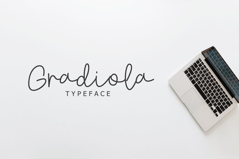 Gradiola Typeface By Faras Dina Thehungryjpeg Com