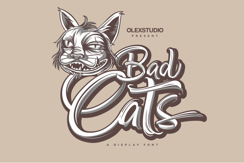 Bad Cats By Olexstudio Thehungryjpeg Com