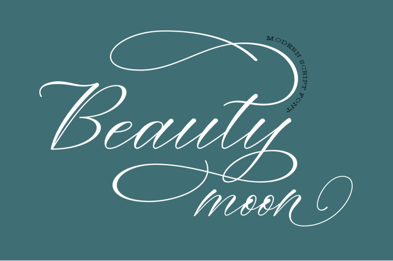 Beauty Moon Script By Zane Studio Thehungryjpeg Com