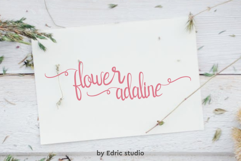 Flower Adaline By Edric Studio Thehungryjpeg Com