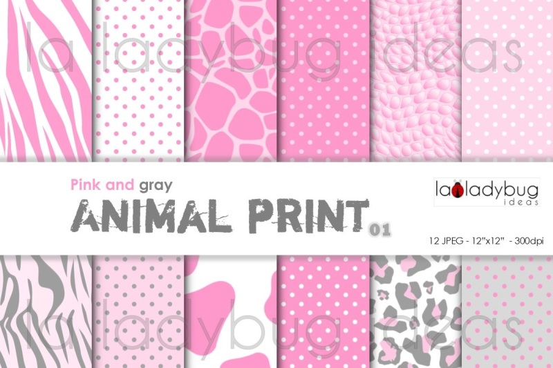 Pink animal print wallpaper. Animal print background. Pattern. By La  Ladybug Ideas Art | TheHungryJPEG