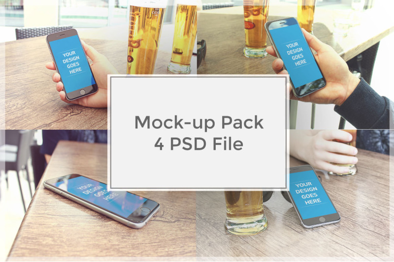 Download 3 Iphones Mockup Psd Free Yellowimages