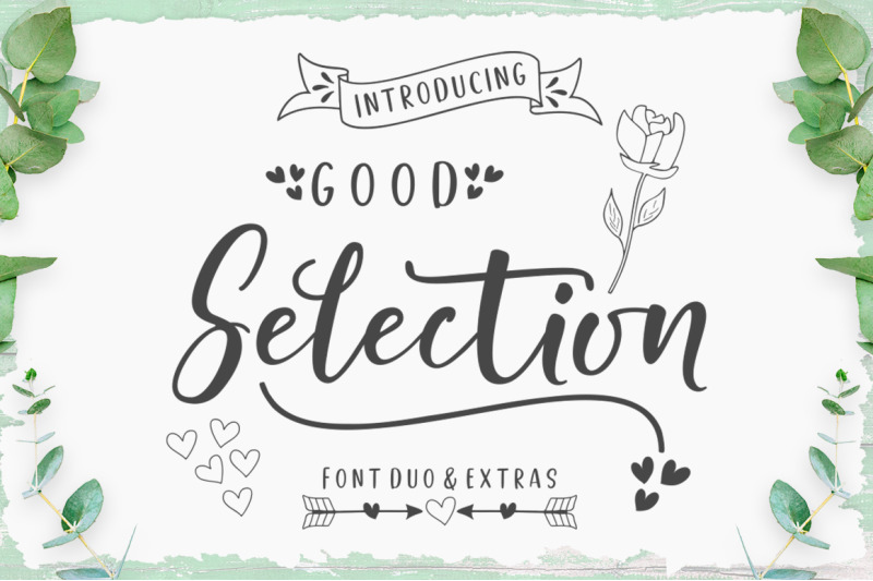 Good Selection Font Duo Extras By Megatype Thehungryjpeg Com
