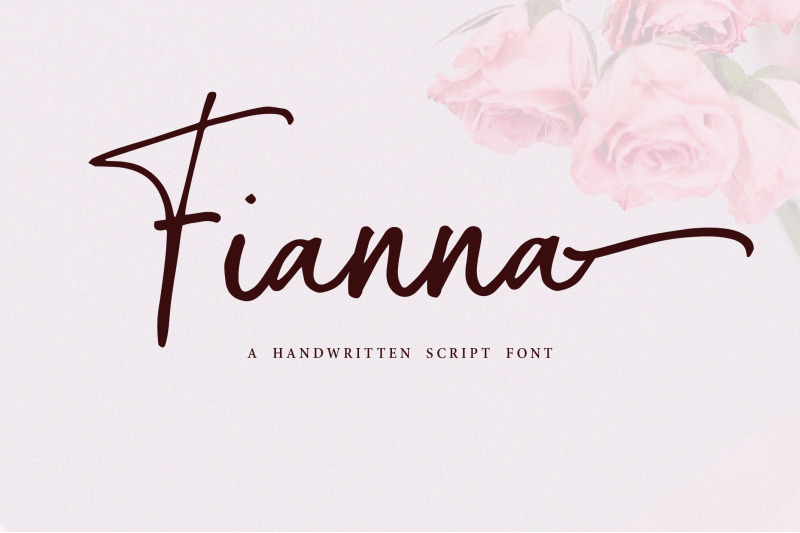 Fianna Handwritten Script Font By Typefar Thehungryjpeg Com