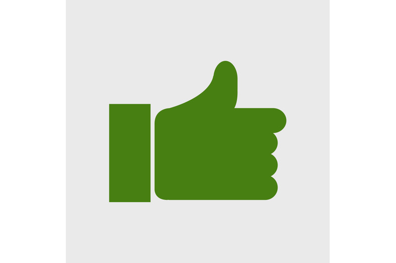 Hand icon with I like it By Marco Livolsi | TheHungryJPEG