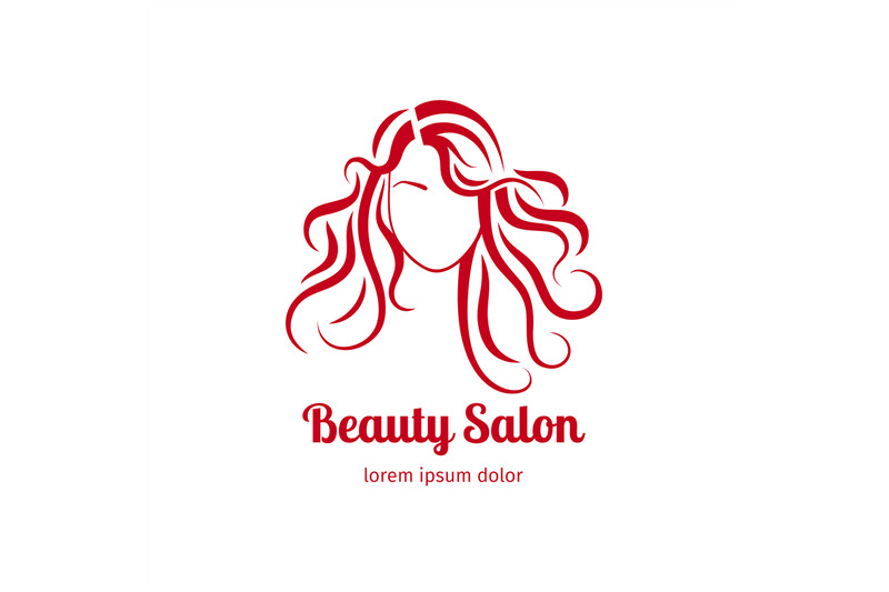 Beauty Salon Icon With Girl By Smartstartstocker Thehungryjpeg Com