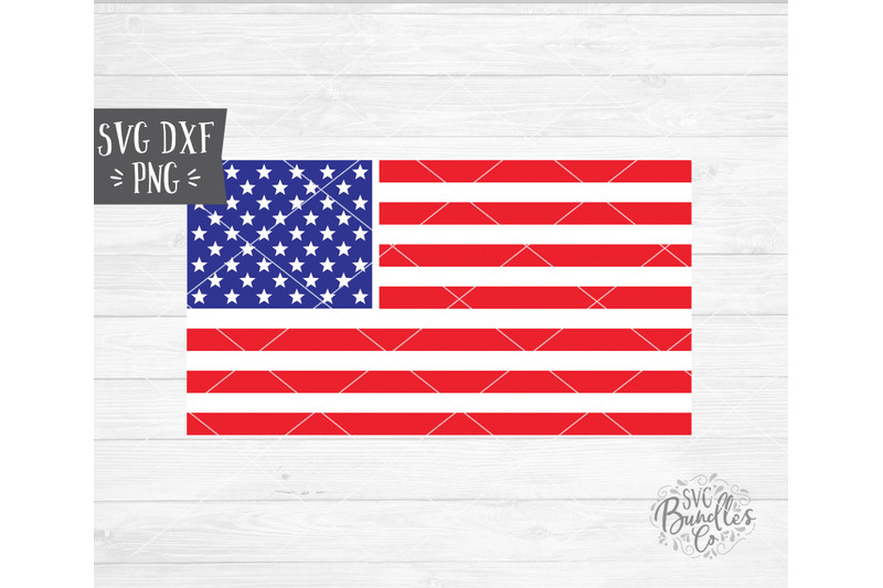 American Flag, 4th of July SVG DXF PNG By SVGBundlesCo | TheHungryJPEG