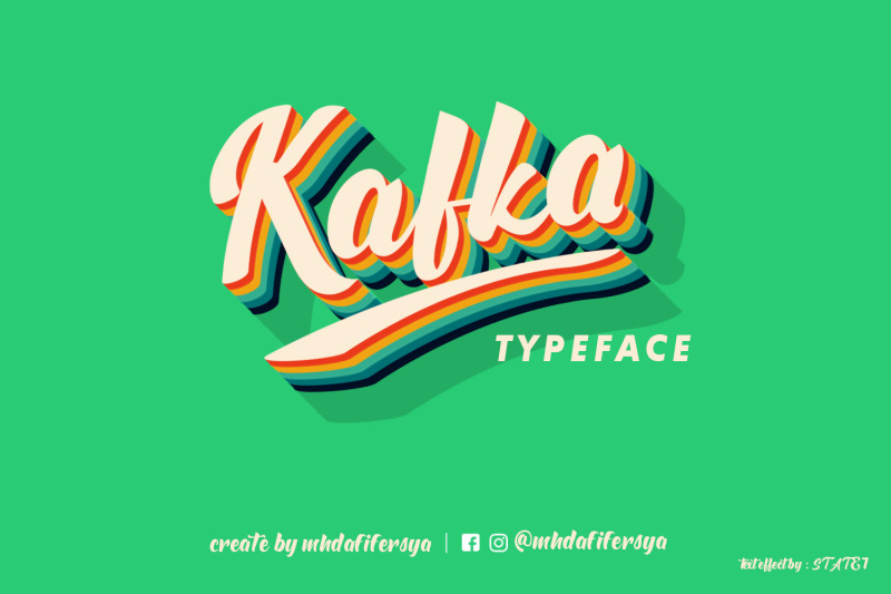 Kafka Typeface New Updates By Mevricks Studio | TheHungryJPEG.com