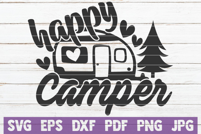 Download Happy Camper SVG Cut File By MintyMarshmallows ...