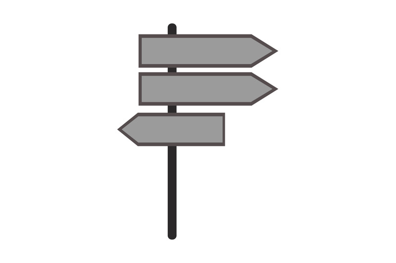 Sign board icon By Marco Livolsi | TheHungryJPEG