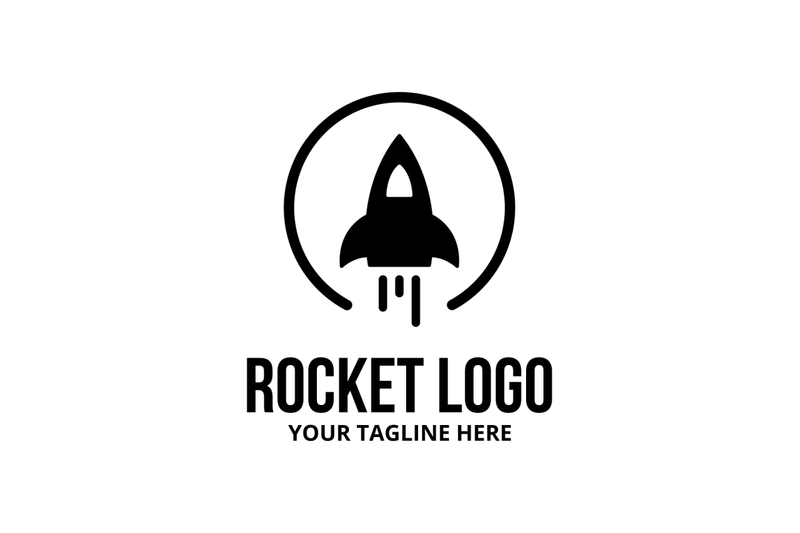 Rocket Logo Template By Imaginicon | TheHungryJPEG.com