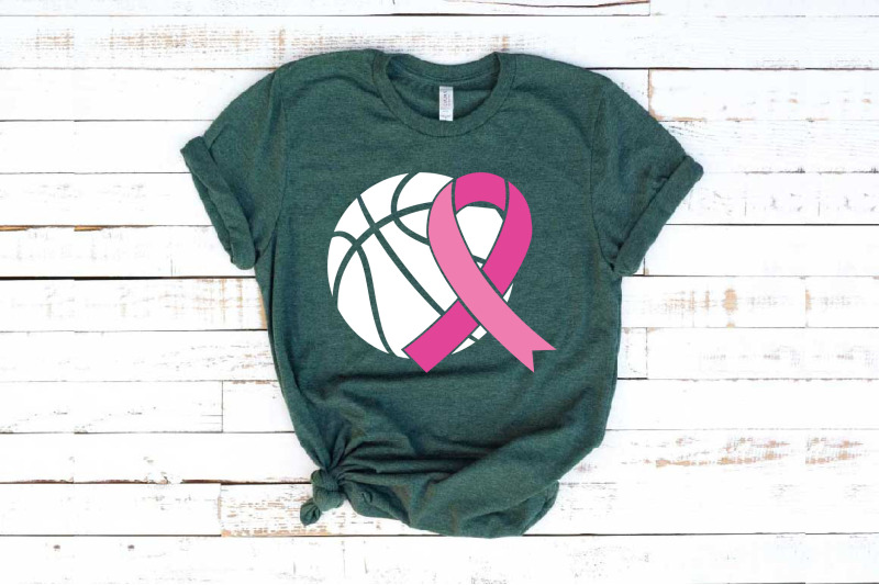 Download Basketball Tackle Breast Cancer Svg Awareness ribbon svg ...