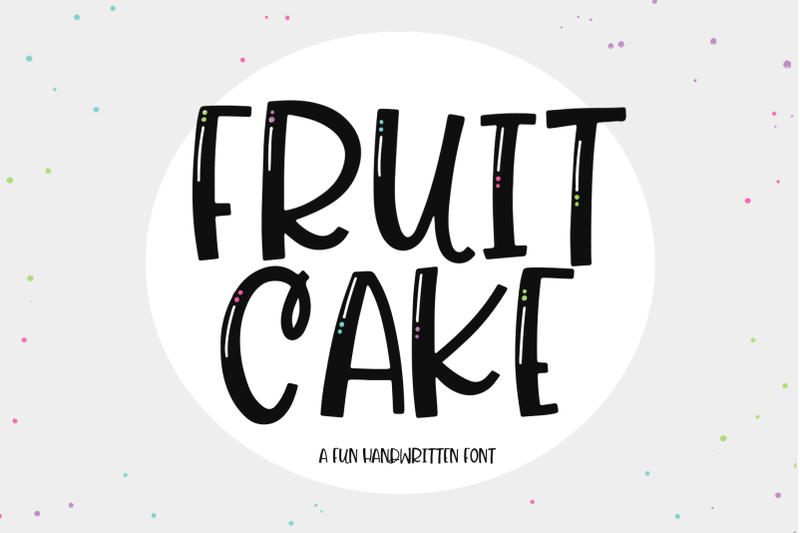 Fruit Cake A Fun Handwritten Font By Ka Designs Thehungryjpeg Com