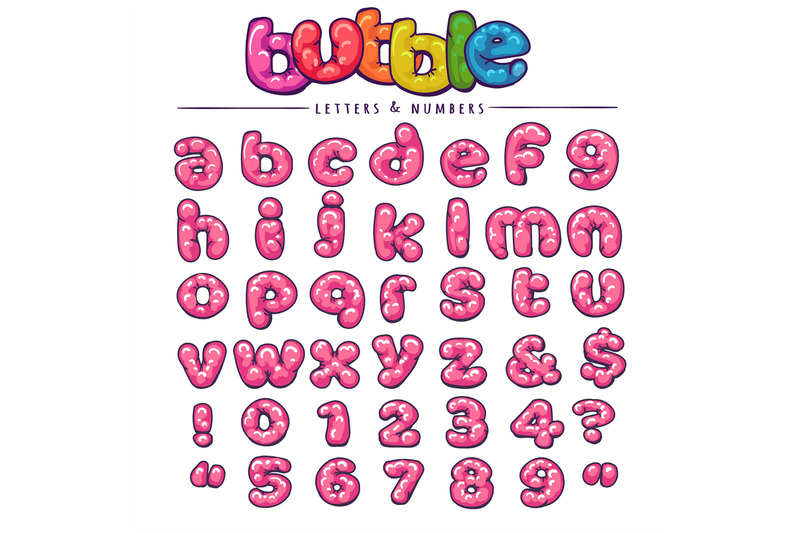 Cartoon bubblegum font By vectortatu | TheHungryJPEG