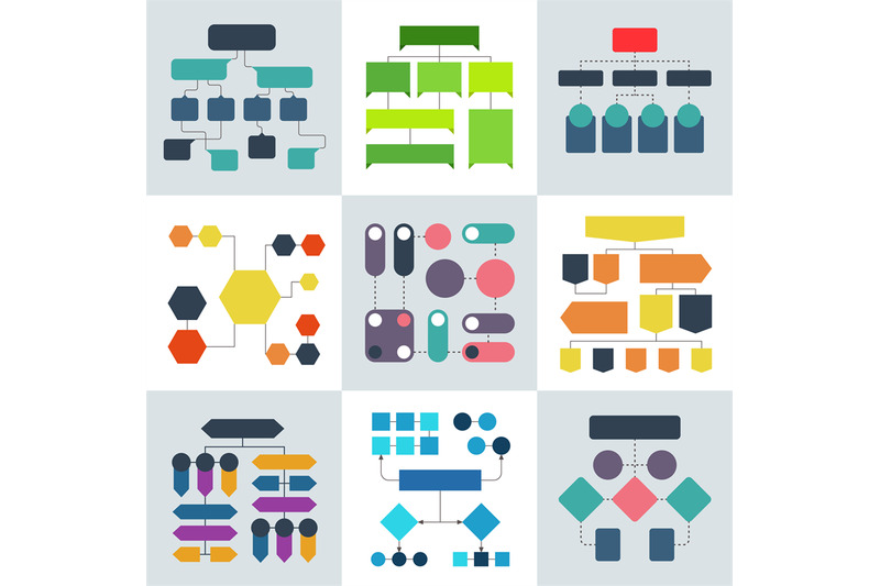 Structural flow diagrams, flowcharts and flowing process structures. V ...