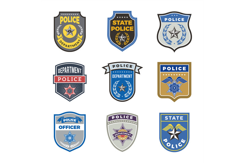 Download Police shield. Government agent badges and police ...