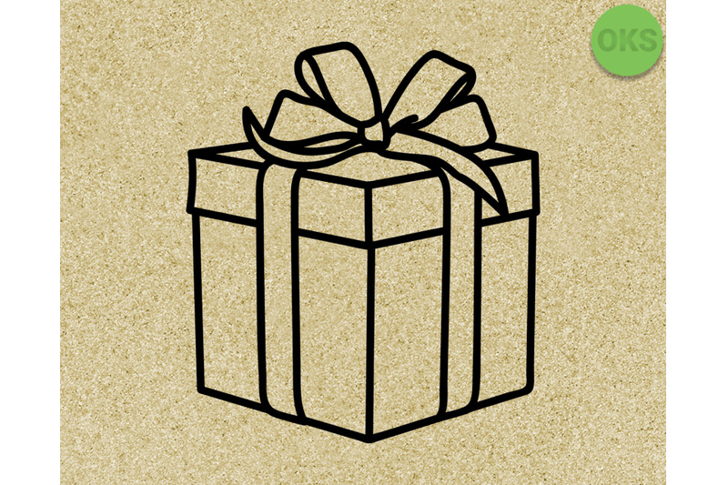 Gift Box Svg Dxf Vector Eps Clipart Cricut Download By Crafteroks Thehungryjpeg Com
